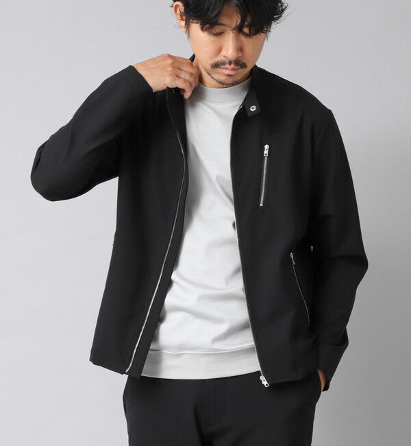 NOLLEY'S goodman「【ACTIVE SECT】《限定展開》ハイストレッチシングルライダース 25AW」|ブルゾン・スタジャン|