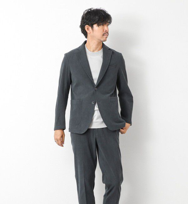 NOLLEY'S goodman「《ビジカジ/セットアップ対応》トリコットコーデュロイ ストレッチ イージーJK 25AW」|テーラードジャケット|