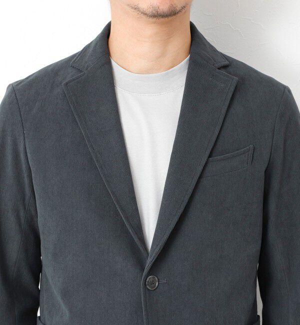 NOLLEY'S goodman「《ビジカジ/セットアップ対応》トリコットコーデュロイ ストレッチ イージーJK 25AW」|テーラードジャケット|