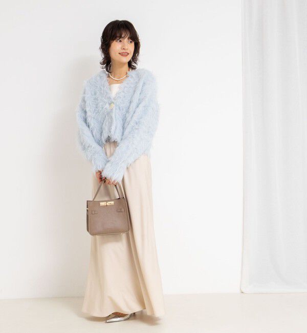 NOLLEY'S sophi「《手洗い可能》カール起毛ショートカーディガン」|カーディガン|