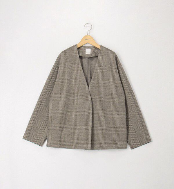 NOLLEY'S「ウォッシャブルストレッチジャージハオリ」|ブルゾン・スタジャン|