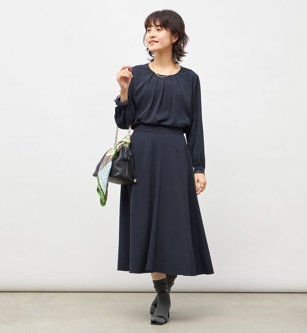 NOLLEY'S「ウォッシャブル2WAYストレッチブラウス」|シャツ・ブラウス|