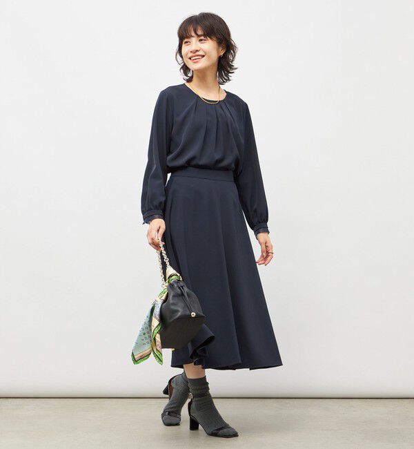 NOLLEY'S「ウォッシャブル2WAYストレッチブラウス」|シャツ・ブラウス|