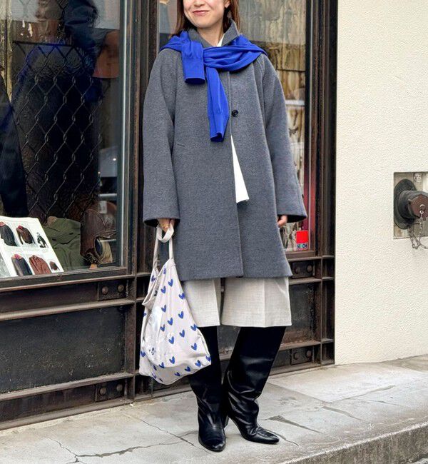 NOLLEY'S sophi「ステンカラー2WAYハーフコート」|ステンカラーコート|