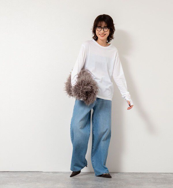 NOLLEY'S「ＭY STANDARD ウォッシャブルアルビニエアリータッチロンT」|Tシャツ・カットソー|