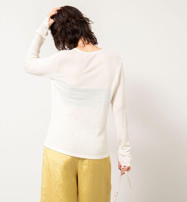 NOLLEY'S「MY STANDARD ウォッシャブルリブカーディガン」|カーディガン|