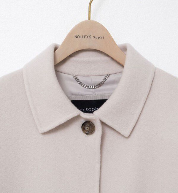 NOLLEY'S sophi「SUPER140リバーステンカラーコート」|ステンカラーコート|