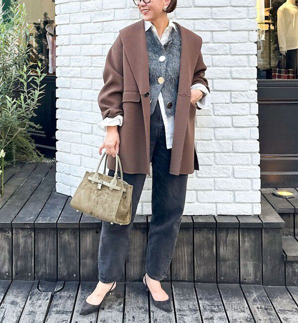 NOLLEY'S sophi「SUPER140リバーショールコート」|その他|