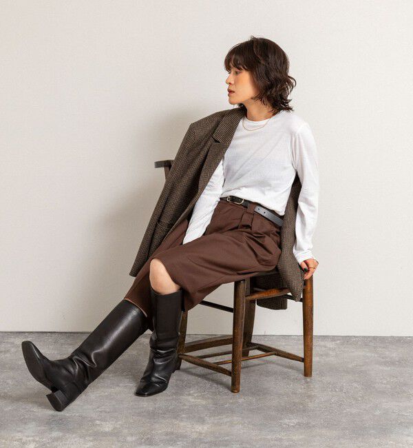 MAQWEL「【MAQWEL/マクウェル】MARUDOロングスリーブTee」|Tシャツ・カットソー|