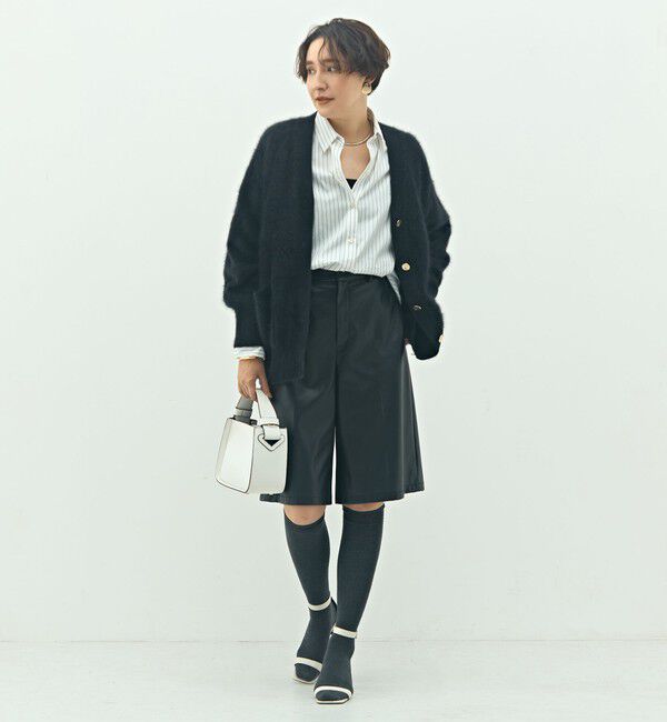 NOLLEY'S sophi「カシミヤ混ヘアリーVネックカーディガン」|カーディガン|