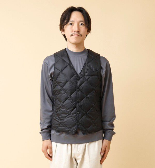 NOLLEY'S goodman「【TAION/タイオン】SINGLE SNAP BUTTON DOWN GILET 25AW」|ダウンベスト・ベスト|