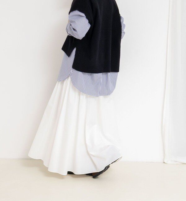 NOLLEY'S「ウォッシャブルブロードサイドマルチWAYギャザースカート」|スカート|