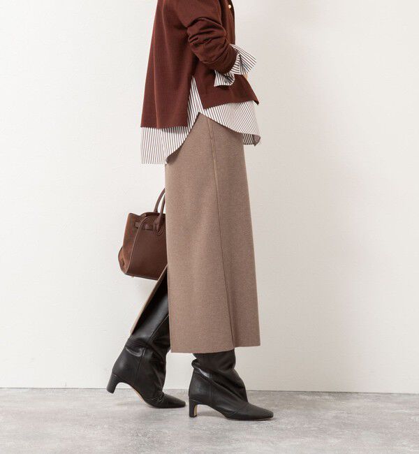 NOLLEY'S「【一部WEB限定カラー＆サイズ】ウォッシャブルＷジャージタイトスカート」|タイト|