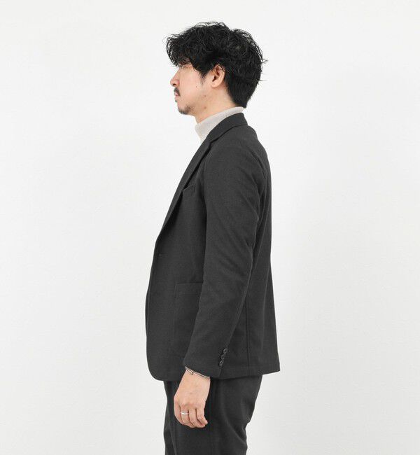 NOLLEY'S goodman「《セットアップ対応》【Active Jersey】ホームスパン ストレッチイージーJK」|テーラードジャケット|