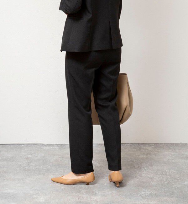NOLLEY'S sophi「《セットアップ対応》ウォッシャブルウール調テーパードパンツ」|その他|