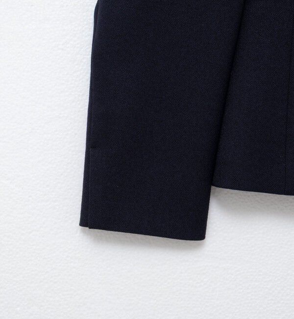 NOLLEY'S sophi「《セットアップ対応》ウォッシャブルウール調ノーカラージャケット」|ノーカラージャケット|