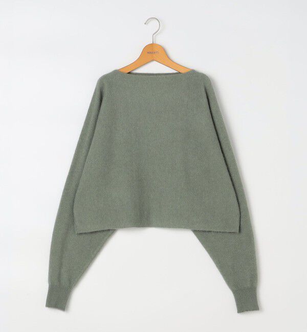 NOLLEY'S「《手洗い可能》ウォッシャブルヘアリーショート丈プルオーバー」|ニット・セーター|