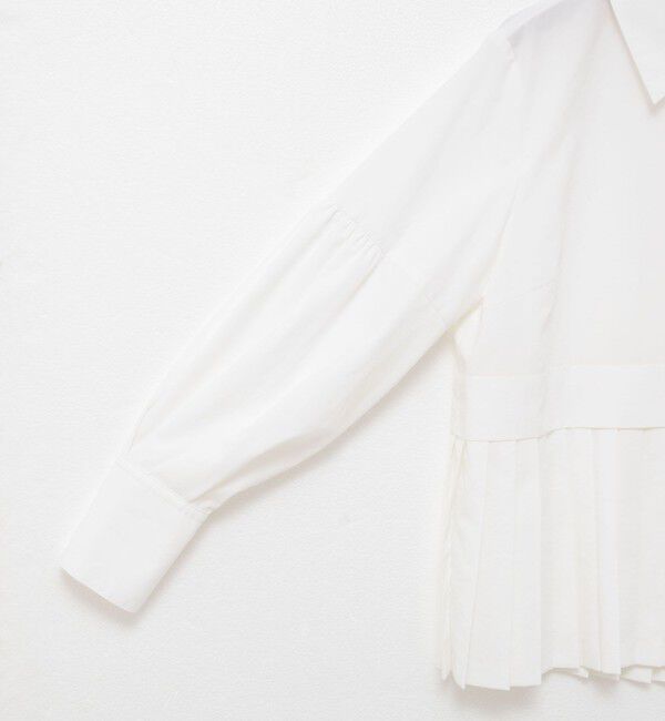 NOLLEY'S「ウォッシャブル切替プリーツブラウス」|シャツ・ブラウス|