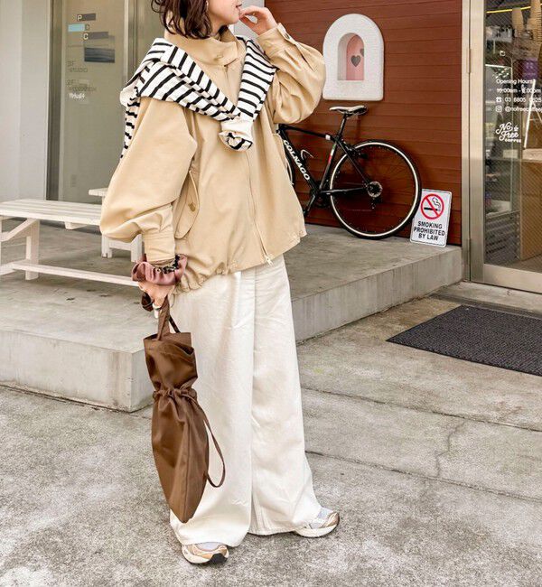 Rie Miller「【RM denim】リネン混ひも付きリラックスパンツ」|その他|