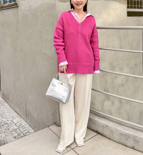 NOLLEY'S sophi「ウォッシャブル強撚ツイルワイドパンツ」|その他|