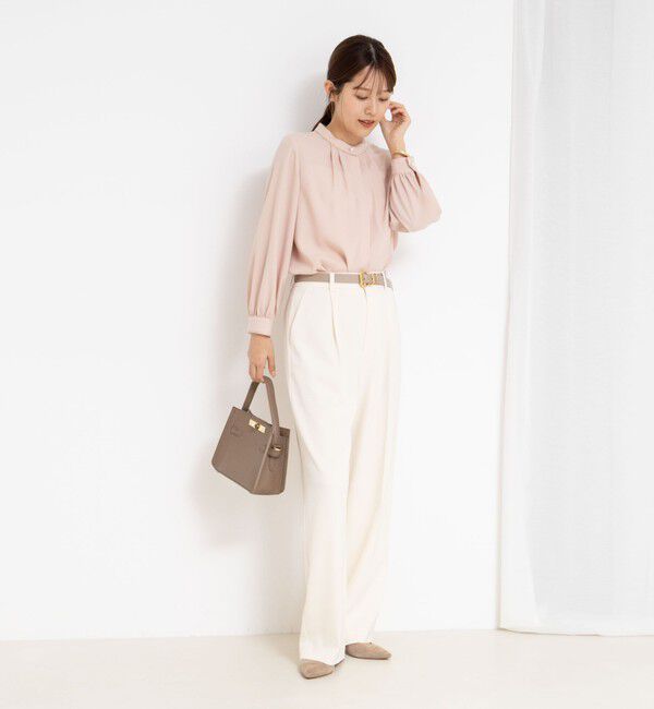 NOLLEY'S sophi「ウォッシャブル強撚ツイルワイドパンツ」|その他|