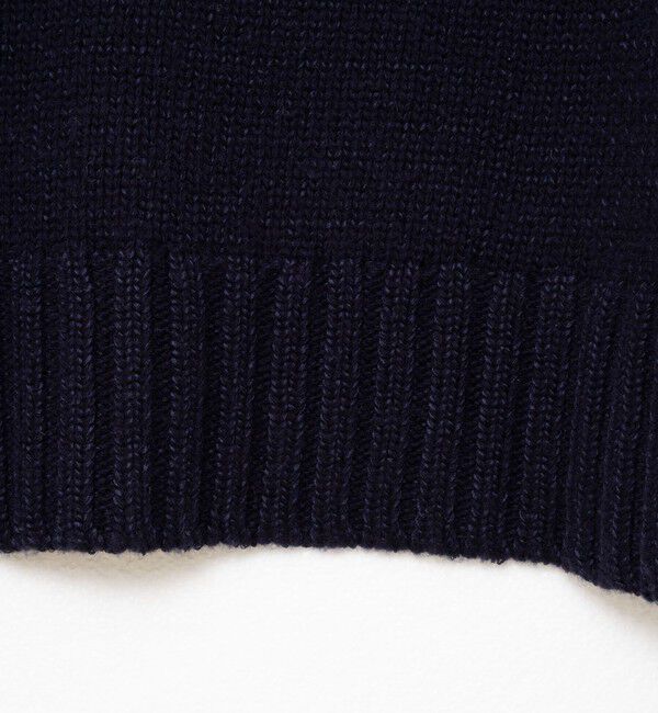 NOLLEY'S sophi「ブライト紡毛サイドジップショート丈タートルネック」|ニット・セーター|