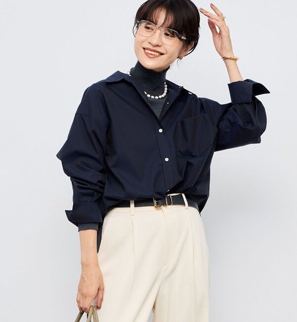 NOLLEY'S sophi「【一部WEB限定カラー】ウォッシャブルオックス2WAYシャツ」|シャツ・ブラウス|