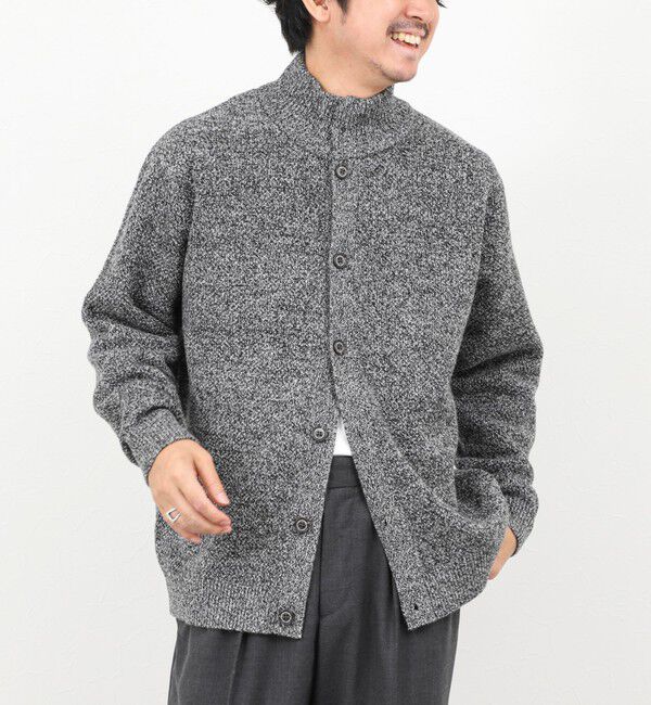 NOLLEY'S goodman「スタンドカーディガン 25AW」|カーディガン|グレー系その他