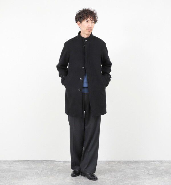 NOLLEY'S goodman「《ビジカジ対応》尾州ビーバースタンドカラーコート 25AW」|その他|