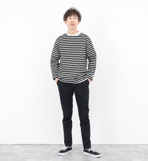 NOLLEY'S goodman「コットンカルゼ裏微起毛ストレッチスリムフィット 25AW」|チノ|