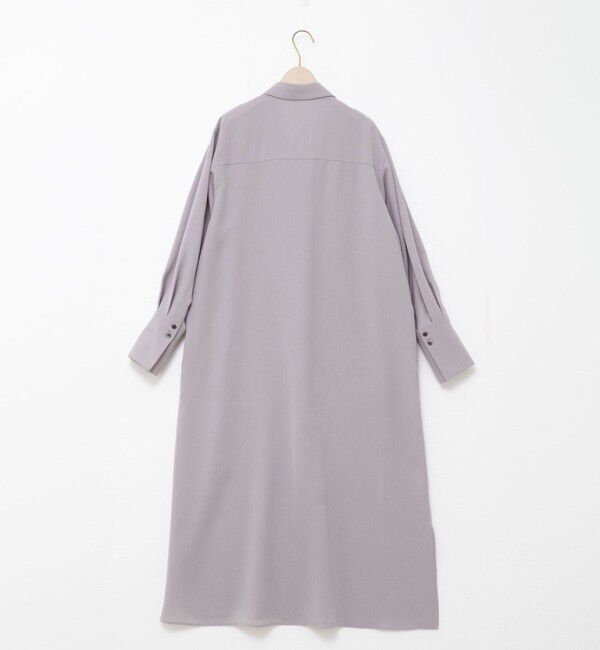 NOLLEY'S sophi「ウォッシャブルツイルロングシャツワンピース」|ワンピース|
