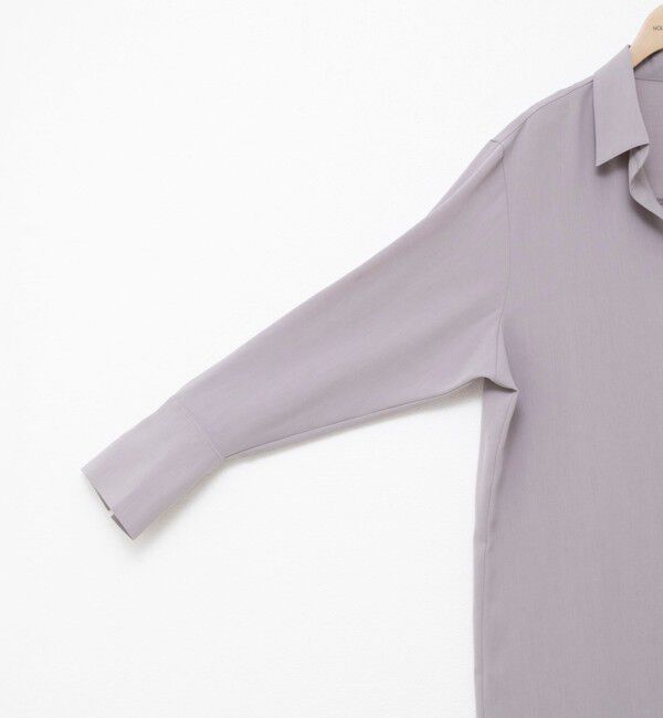 NOLLEY'S sophi「ウォッシャブルツイルロングシャツワンピース」|ワンピース|