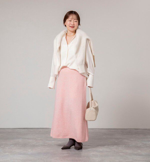 NOLLEY'S sophi「《手洗い可能》アルパカ混ロングスカート」|フレア|