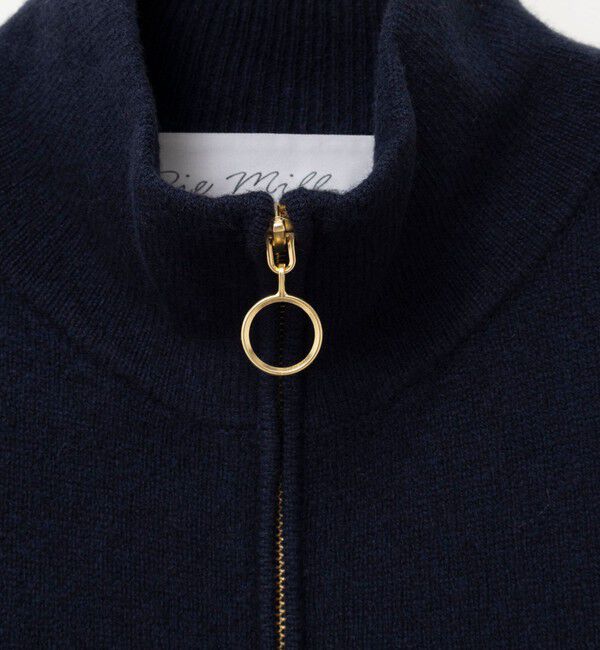 Rie Miller「《手洗い可能》ハーフZIPプルオーバー」|ニット・セーター|