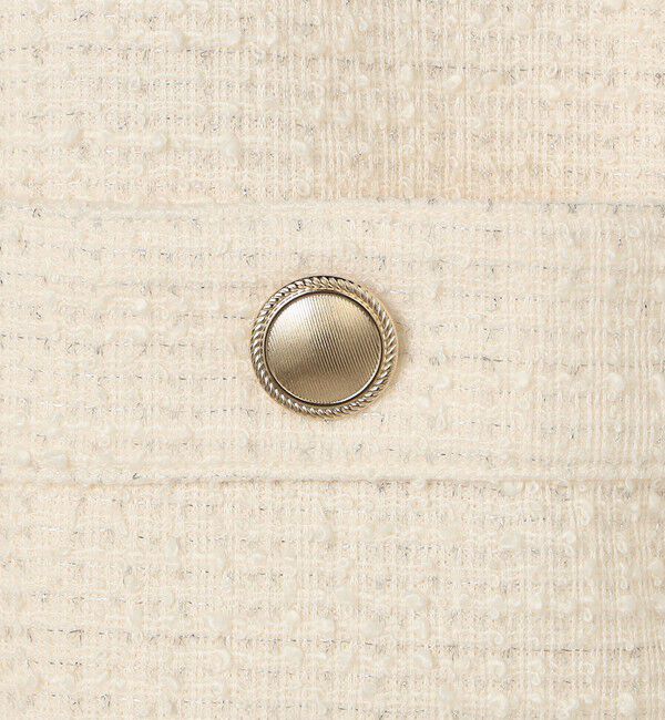 NOLLEY'S「ウォッシャブルツィーディージャージジャケット」|ノーカラージャケット|