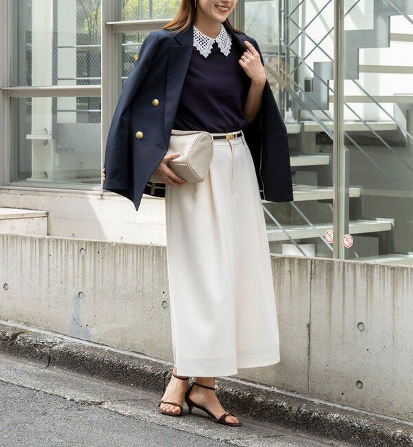 NOLLEY'S「《セットアップ対応》ウォッシャブルハイスペック麻調ダブルジャケット」|テーラードジャケット|