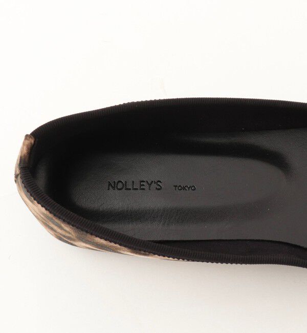 NOLLEY'S「【NOLLEYS/ノーリーズ】スクエアトゥレオパードバレエシューズ」|バレエシューズ|