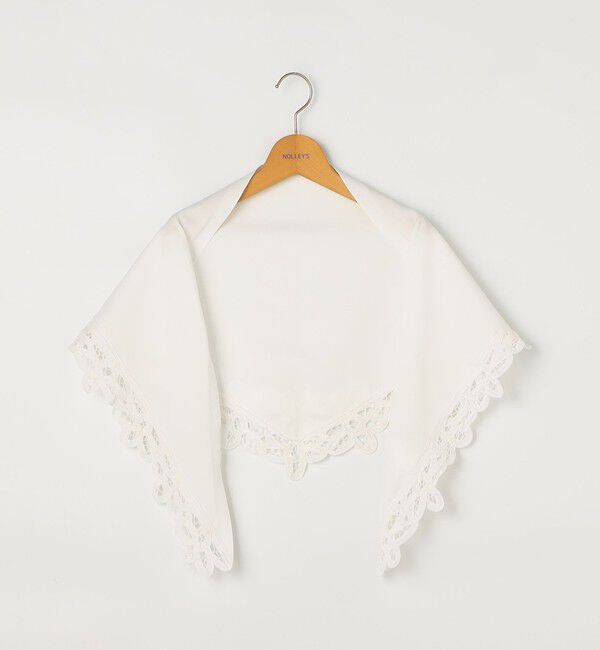 NOLLEY'S「《手洗い可能》バテンレース三角ストール」|ストール|
