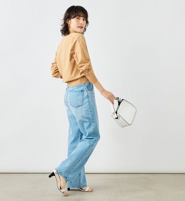 NOLLEY'S「《手洗い可能》コットンテックスクルーネックカーディガン」|カーディガン|