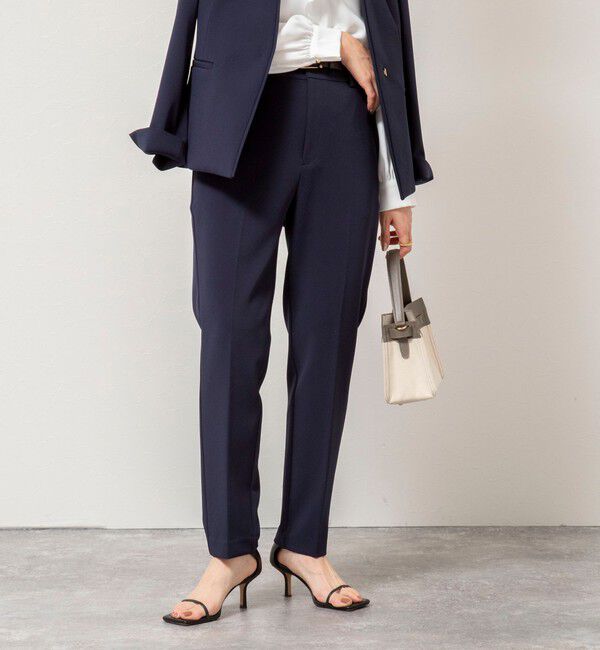 NOLLEY'S sophi「《セットアップ対応》ウォッシャブルWクロス2WAYストレッチテーパードパンツ」|その他|