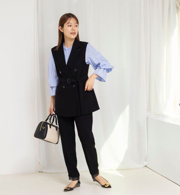 NOLLEY'S「《セットアップ対応》ウォッシャブルダブルクロススリムパンツ」|その他|