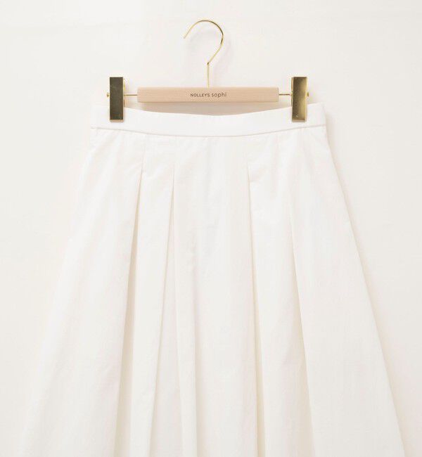 NOLLEY'S sophi「ウォッシャブルタフタタックフレアロングスカート」|スカート|