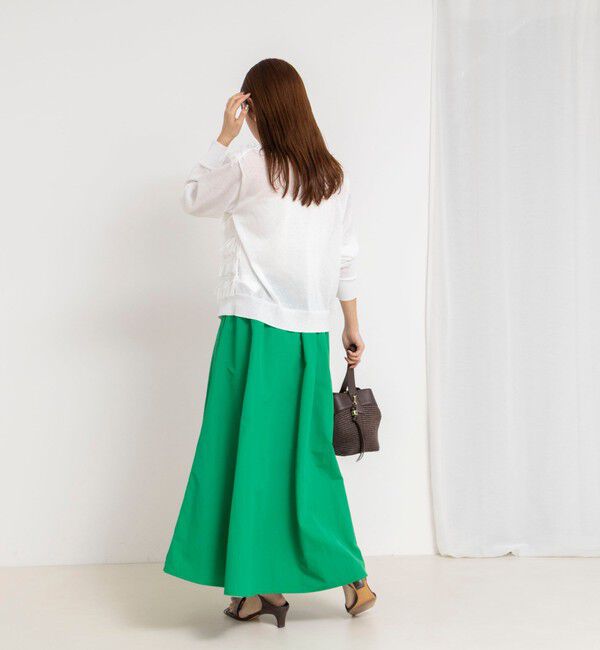 NOLLEY'S「ウォッシャブルフレアマキシスカート」|フレア|
