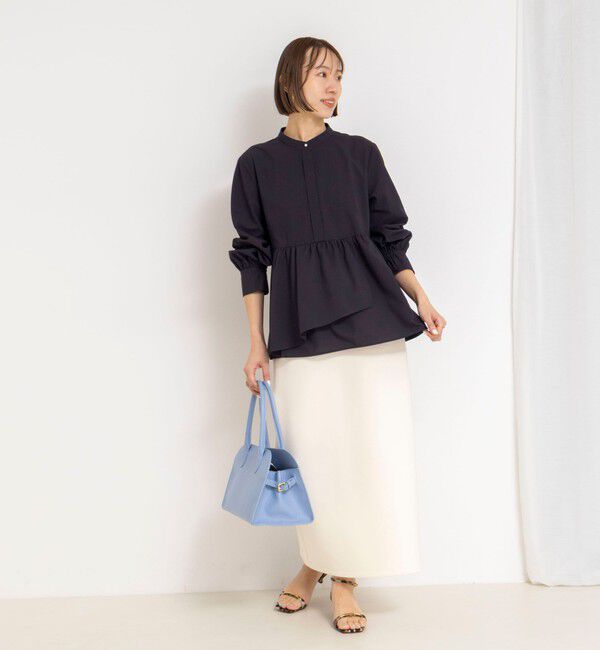 NOLLEY'S「ウォッシャブルイレギュラーヘムブラウス」|シャツ・ブラウス|