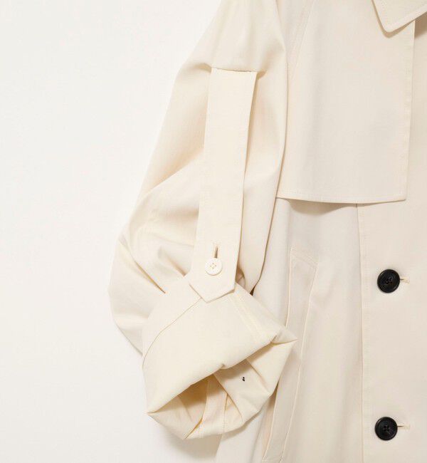 NOLLEY'S「NMPウォッシャブルショートトレンチコート」|ブルゾン・スタジャン|
