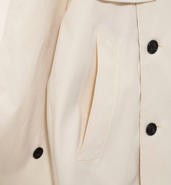 NOLLEY'S「NMPウォッシャブルショートトレンチコート」|ブルゾン・スタジャン|