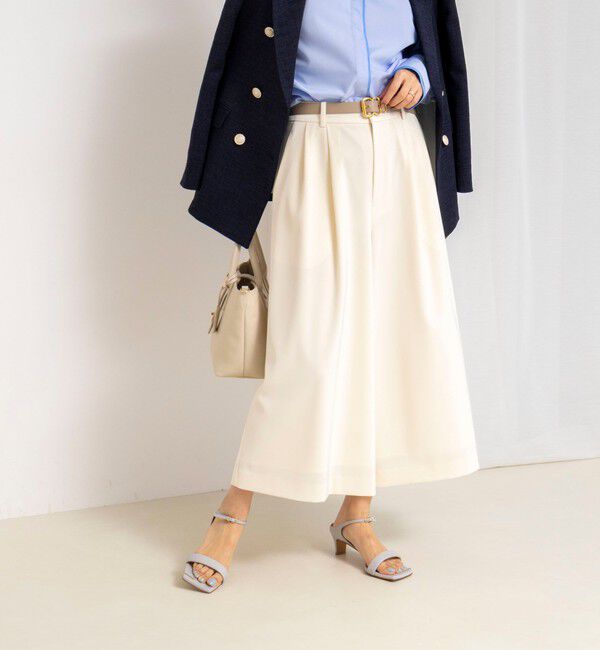 NOLLEY'S「ウォッシャブルクロップドワイドツイルパンツ」|その他|