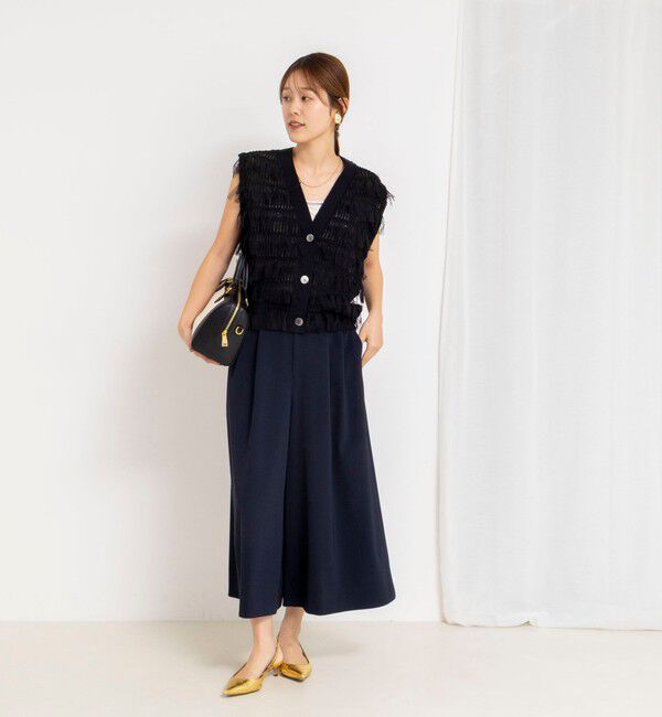 NOLLEY'S「ウォッシャブルクロップドワイドツイルパンツ」|その他|