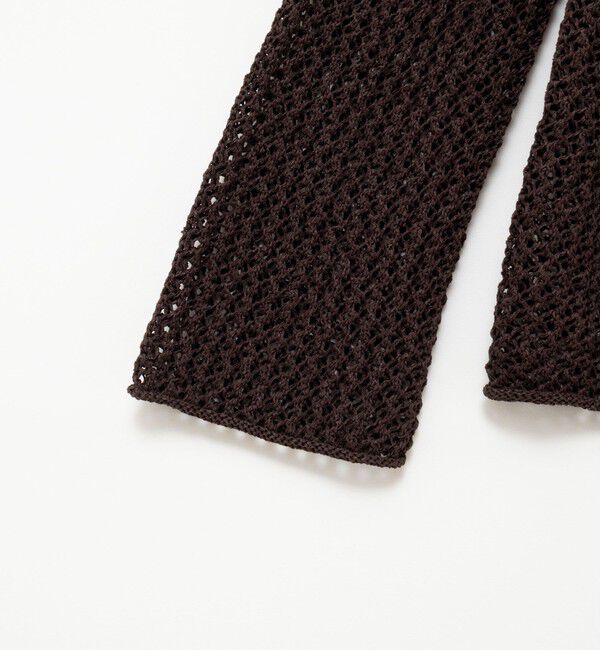 NOLLEY'S「《手洗い可能》ペーパーヤーンメッシュプルオーバー」|ニット・セーター|