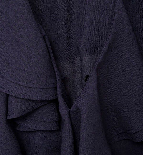 NOLLEY'S「ウォッシャブルラッフルカラーブラウス」|シャツ・ブラウス|